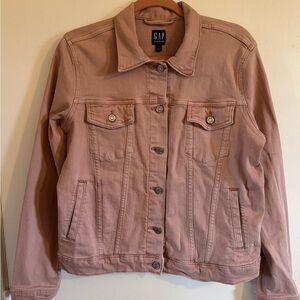 GAP Women's Blush Pink Jean Jacket